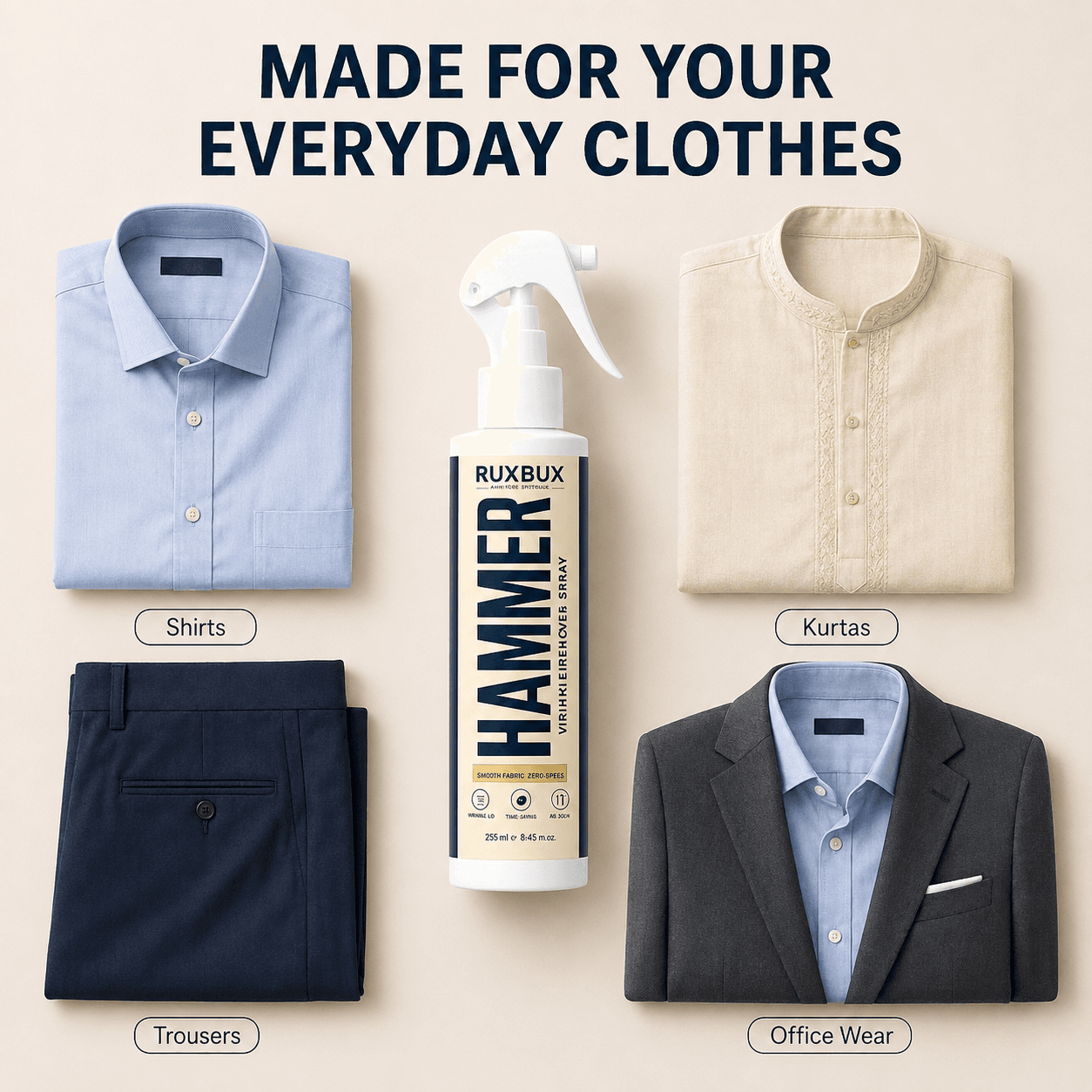 HAMMER Wrinkle Remover Spray product image 3