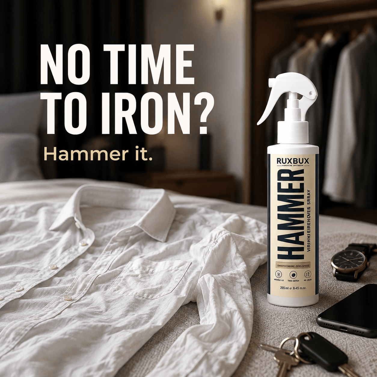 HAMMER Wrinkle Remover Spray product image 6