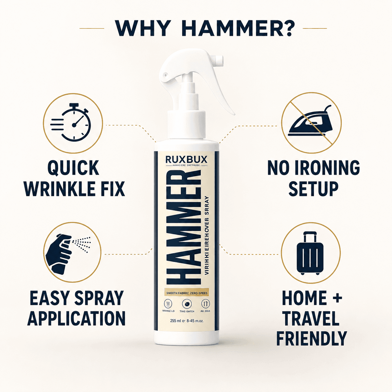 HAMMER Wrinkle Remover Spray product image 9