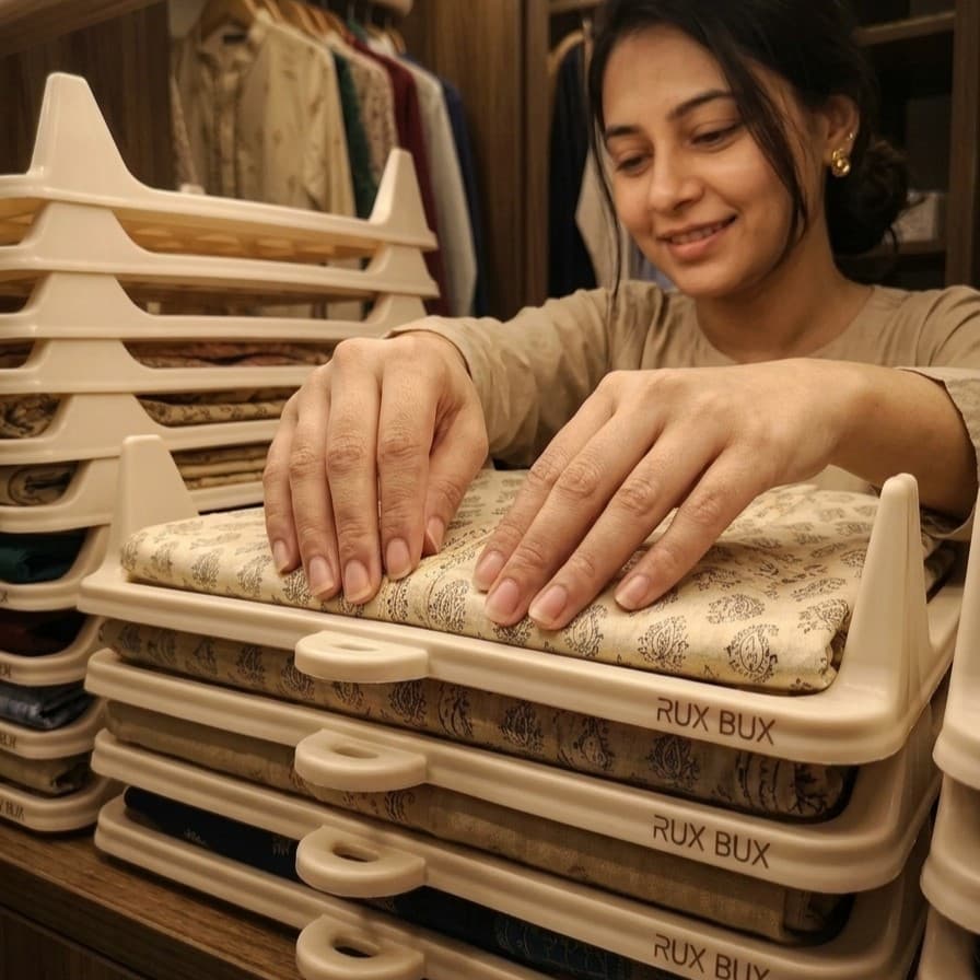 StackSmart organizer transforming a closet